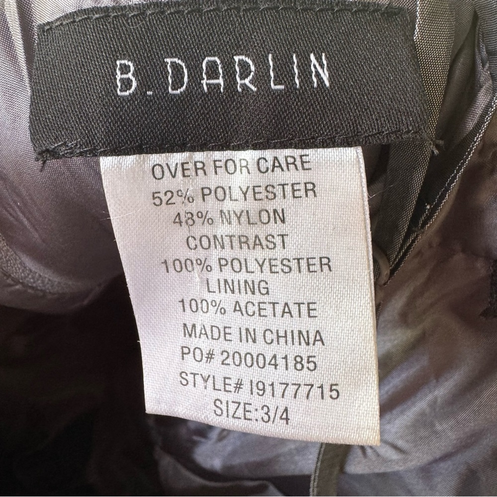 B Darlin Black and Gray Dress - Picture 10 of 10